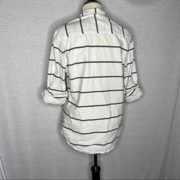 A25). Aeropostale NYC Men Button Down Shirt Long Sleeve - Picture 4 of 15